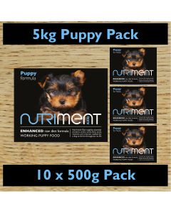 Puppy Starter Pack 5kg - Pack of 10 x 500g trays